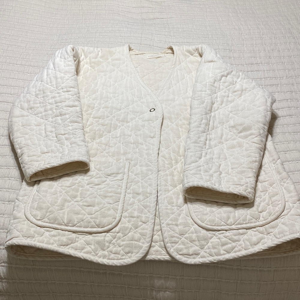 Micaela Greg quilted jacket. Size s/m.